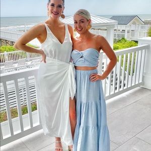 Show Me your Mumu Hampton Wrap Dress size Medium. Worn for 4 hours. From Revolve